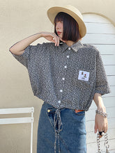 Summer Printed Loose Short Blouse